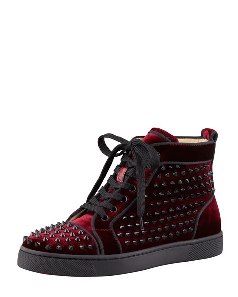 christian louboutin female sneakers|christian louboutin spiked sneakers women.